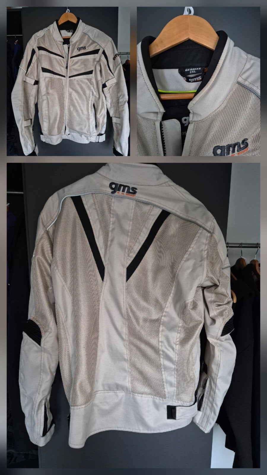 GMS Textiel Motorjas - Maat 2XL, Jas | textiel, Heren, Ophalen of Verzenden, GMS
