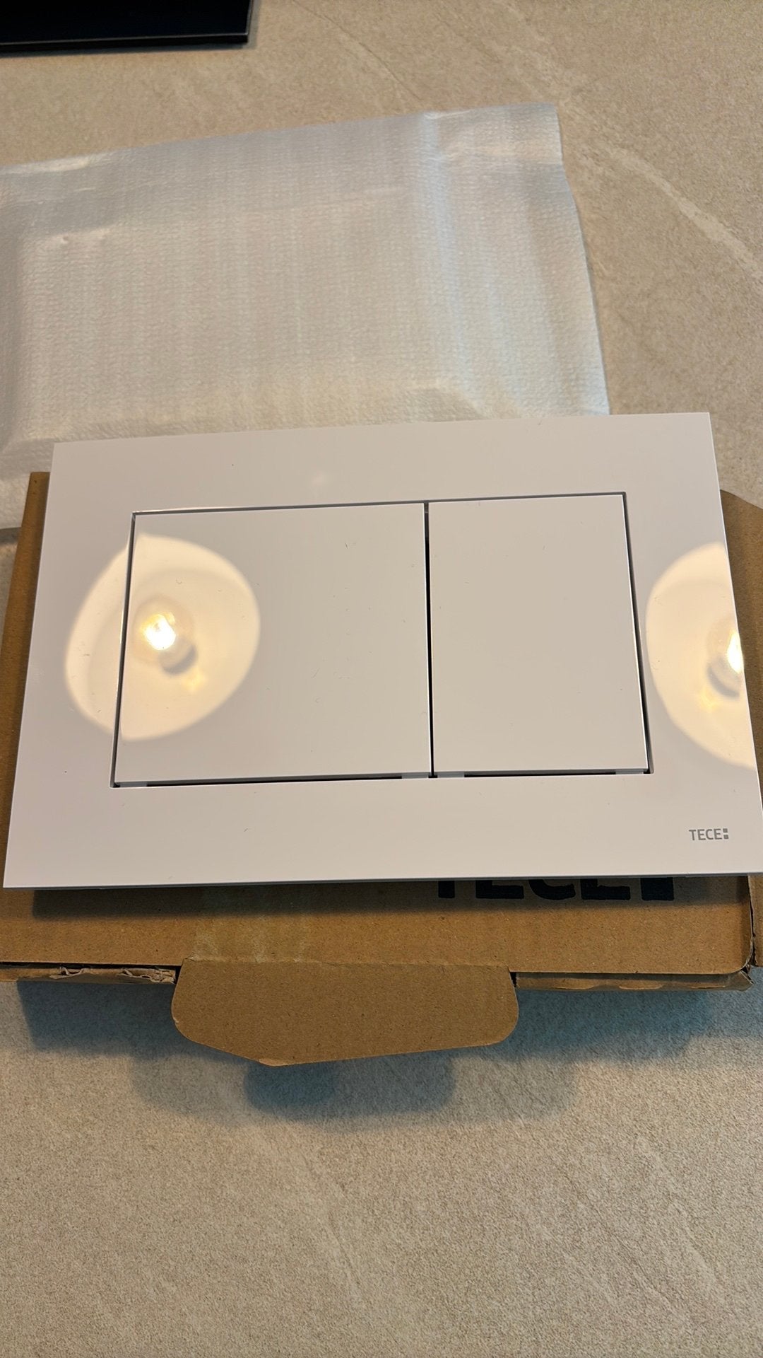 TECE velvet bedieningspaneel wit, Ophalen of Verzenden, Nieuw, Toilet