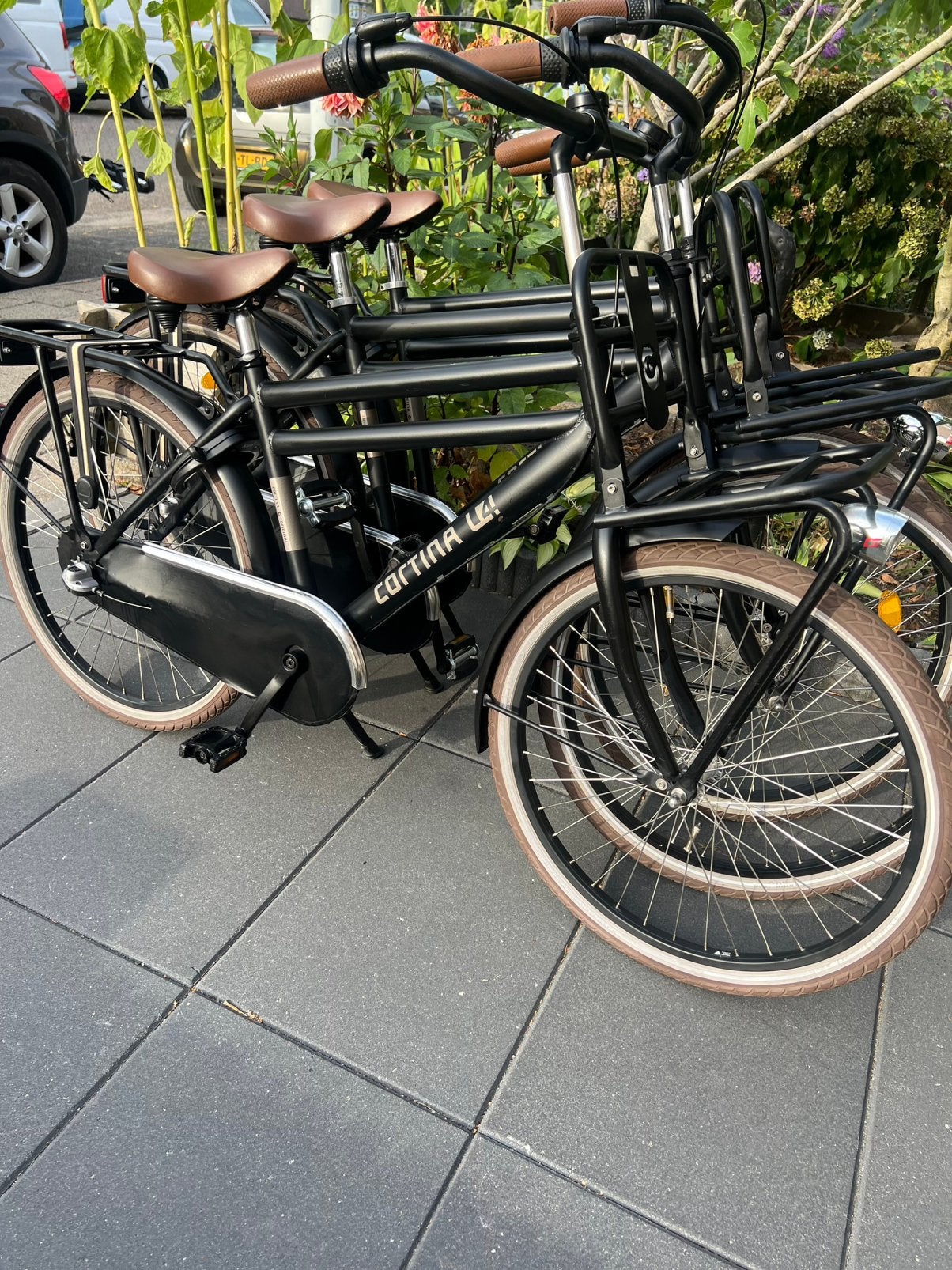 Drie Cortina u4 jongensfiets 3 versnelling  24& 26 inch, Terugtraprem, Gebruikt, Versnellingen, Ophalen