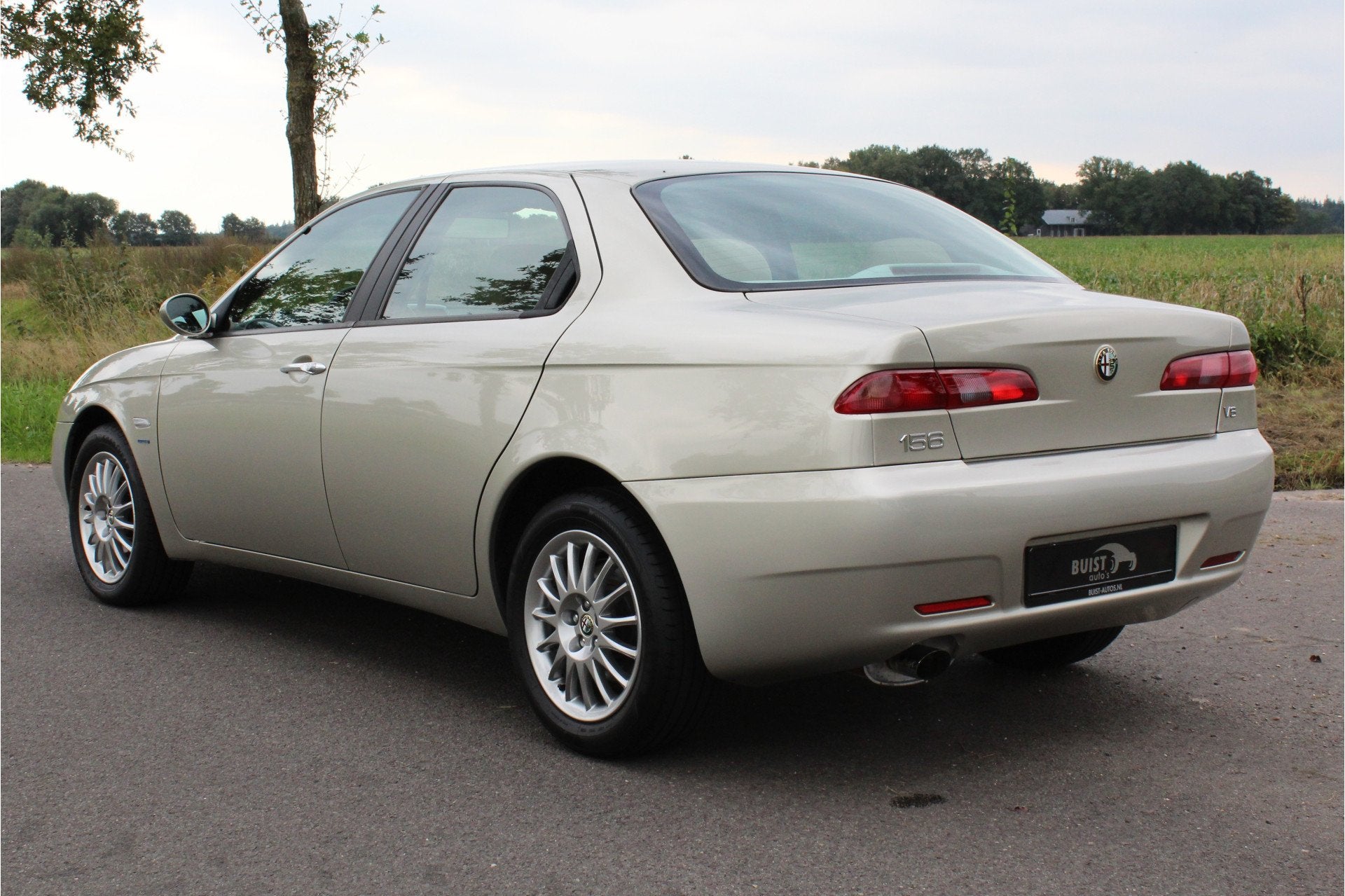 Alfa Romeo 156 2.5 V6 Progression 98173KM! NL-auto!, Auto's, Voorwielaandrijving, Gebruikt, Beige, 192 pk
