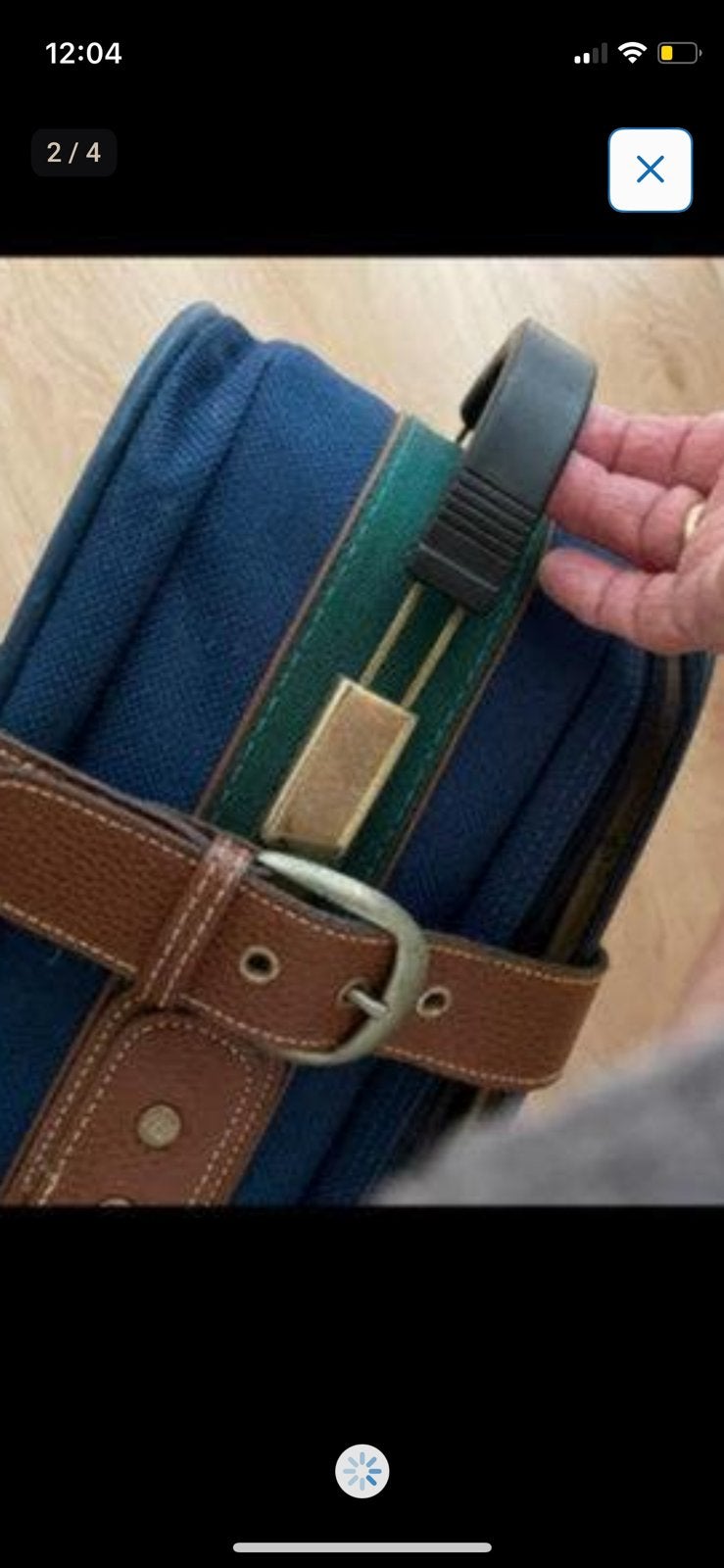 Delsey koffer met wieltjes, Wieltjes, 30 cm of meer, Blauw, Ophalen of Verzenden