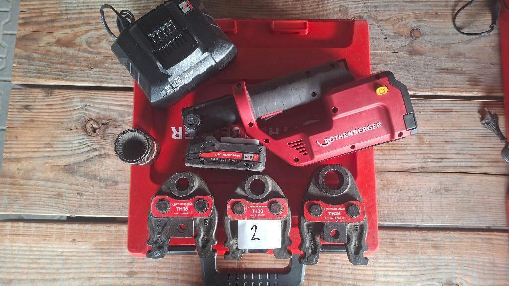 Accu perstangen Rothenberger compact, Geberit, Novopress Aco, ,, Ophalen of Verzenden, Zo goed als nieuw, ,