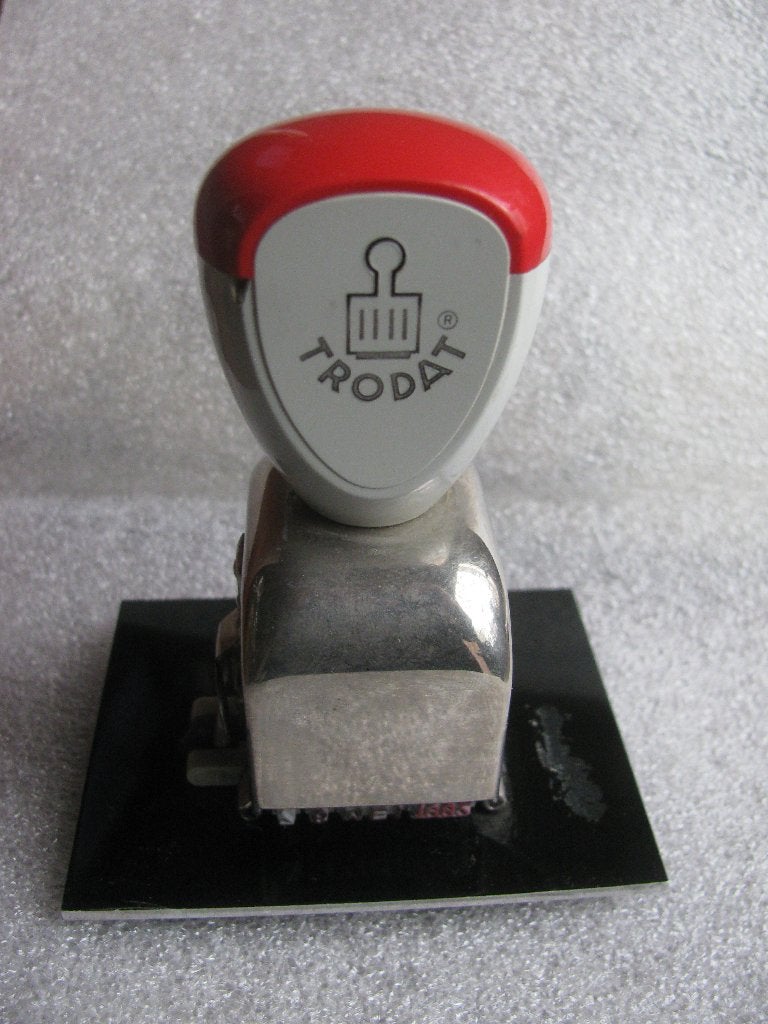 Vintage TRODAT 08704 Kantoor Stempel - Bank Giro Kas H 10 cm, Verzenden
