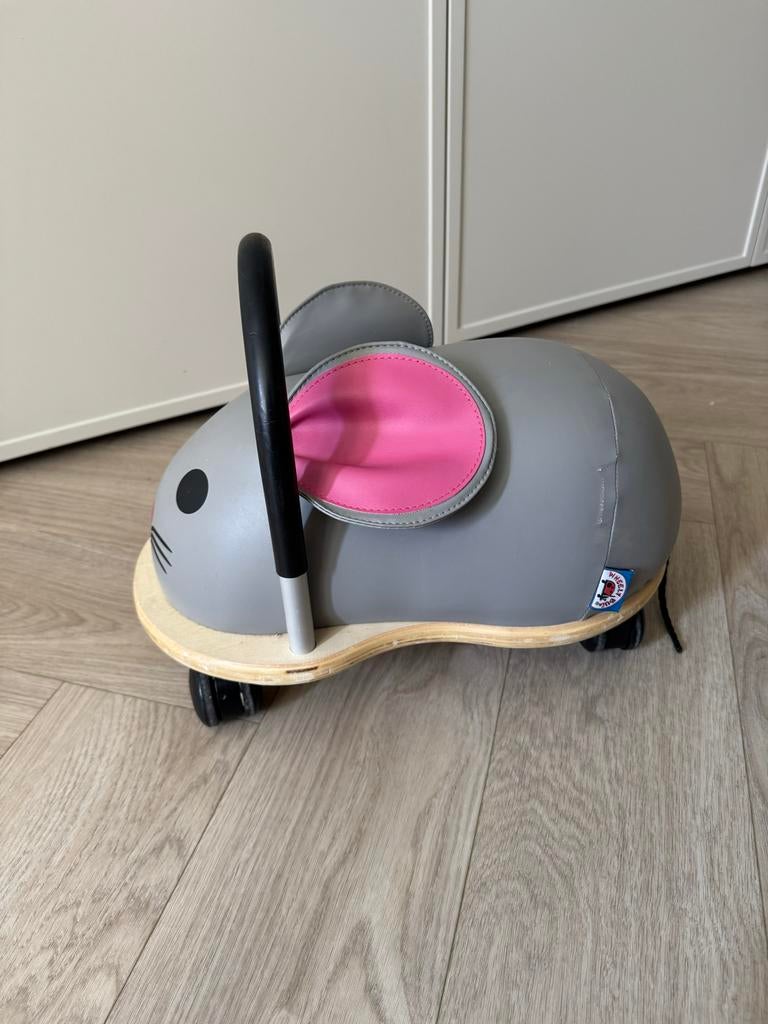Wheelybug Loopvoertuig muis, Kinderen en Baby's, Speelgoed | Buiten | Voertuigen en Loopfietsen, Gebruikt, Loopvoertuig, Ophalen of Verzenden