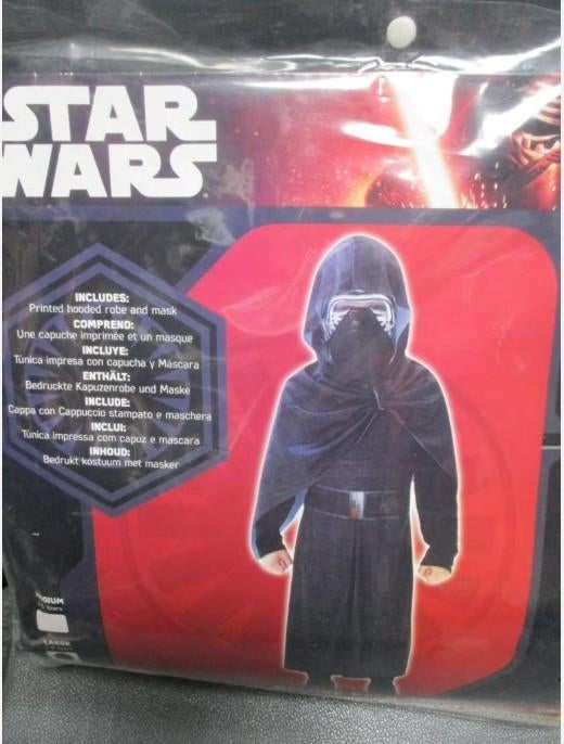 STAR WARS KYLO REN VERKLEEDPAK DELUXE NIEUW 7-8 jaar, Verzenden, Nieuw, 122 t/m 128, Jongen of Meisje