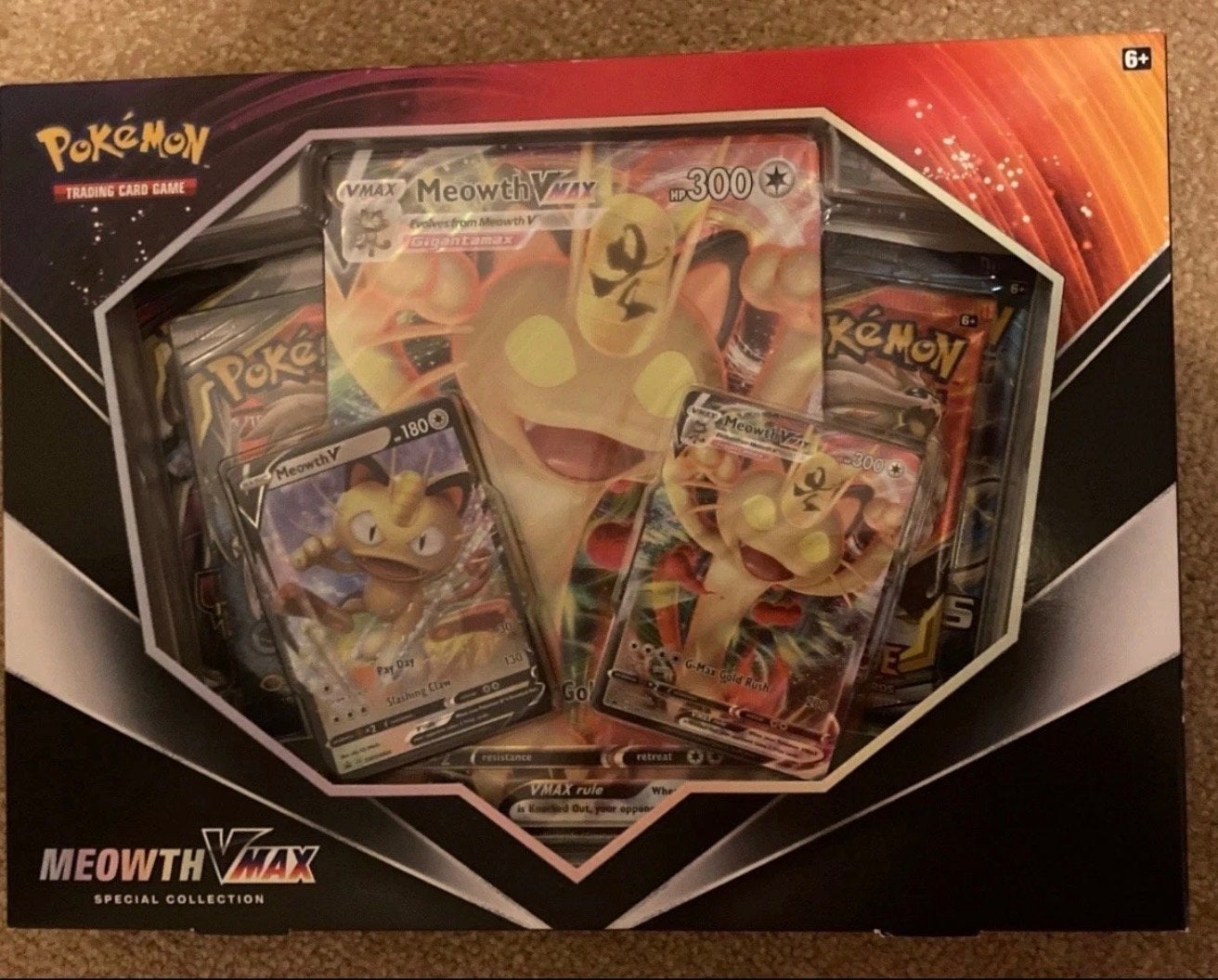 Meowth VMax Special Collection Pokémon TCG - Sealed Box, Hobby en Vrije tijd, Verzamelkaartspellen | Pokémon, Ophalen of Verzenden