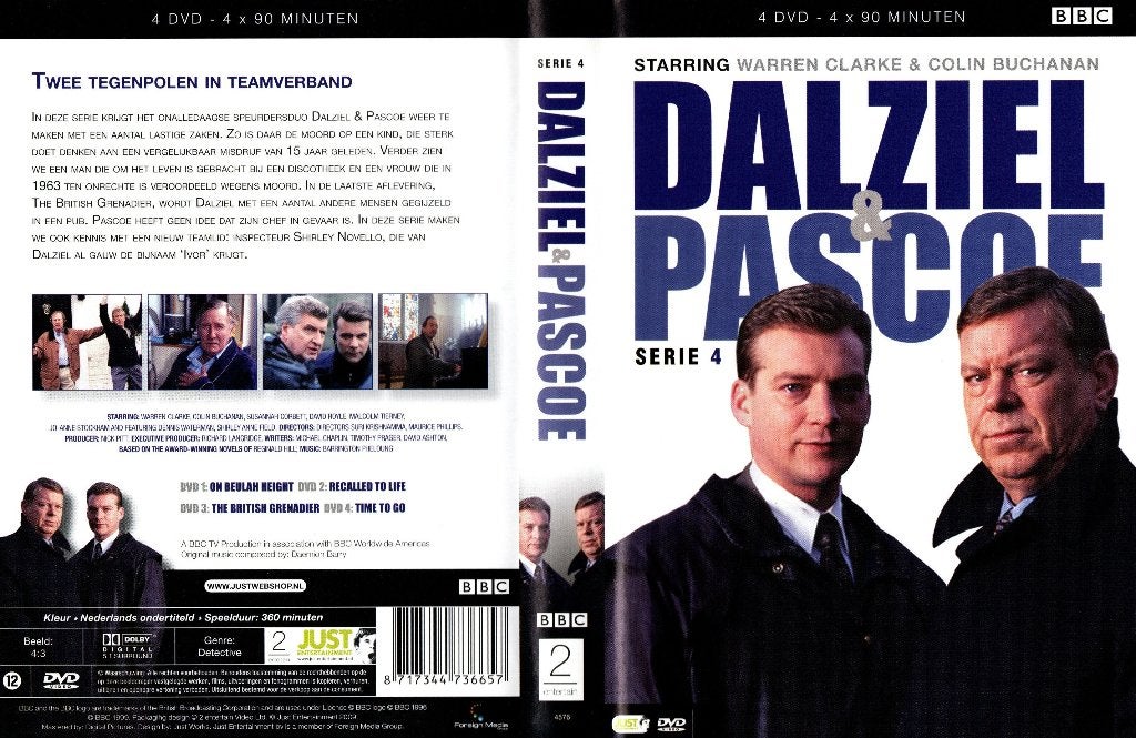 Dalziel & Pascoe, serie 4, Alle leeftijden, Ophalen of Verzenden, Zo goed als nieuw