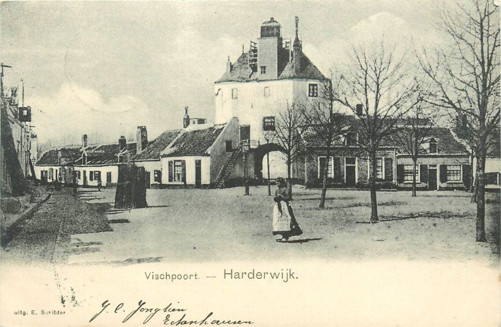 378-330-025 Harderwijk Vischpoort, Verzenden, Voor 1920, Gelderland
