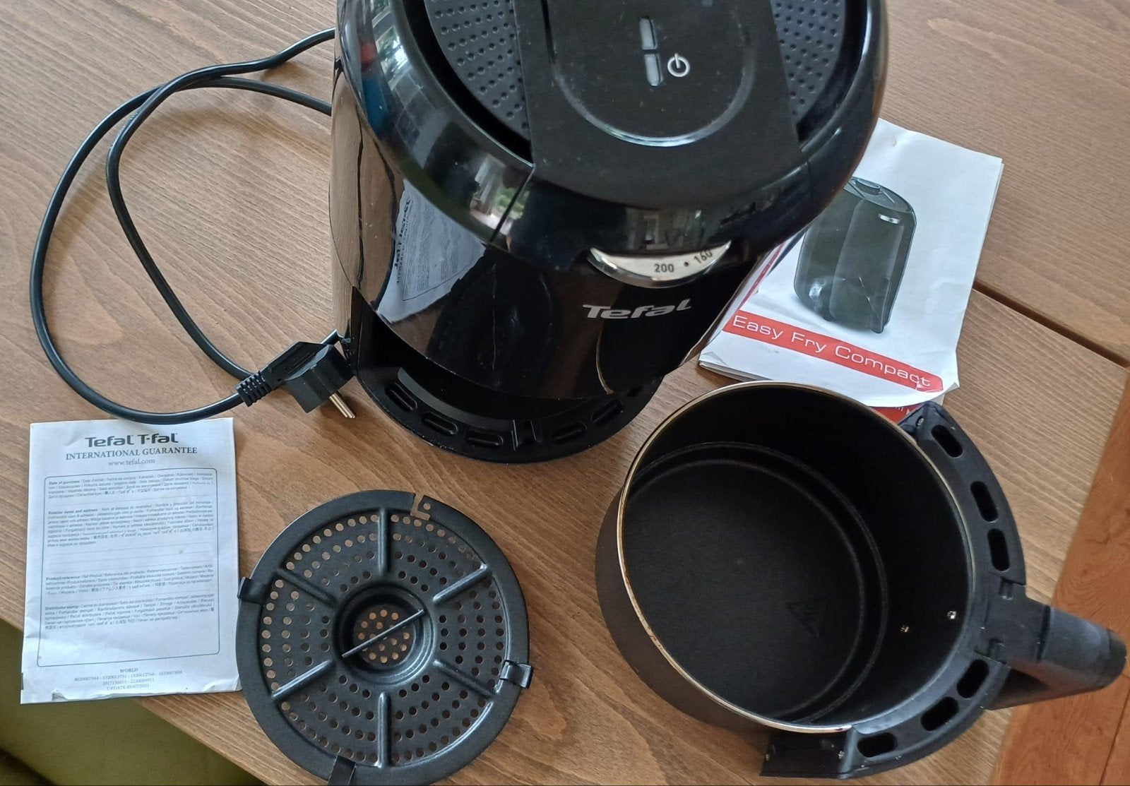 Tefal Airfryer - Tefal Easy Fry Compact EY1018, Ophalen of Verzenden, Gebruikt, Airfryer