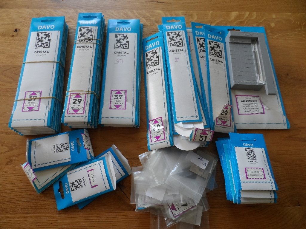 Postzegel klemstroken (DAVO), Verzenden, Overige typen
