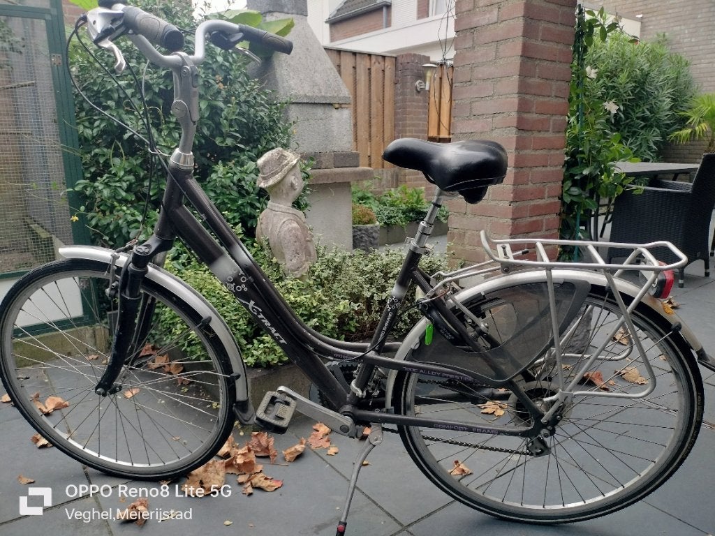 Fiets dames, Gebruikt, Velgrem, Versnellingen, Ophalen