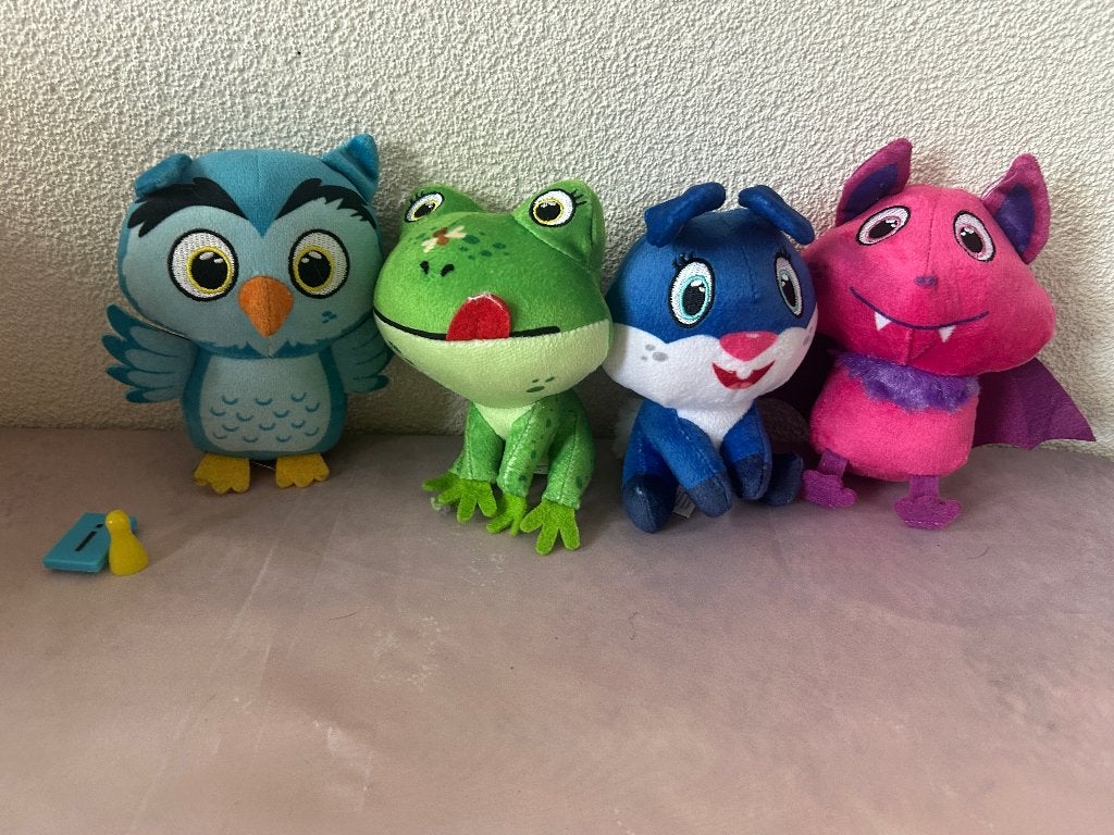 Set van 4 Lidl BosMinis pluche knuffels bosdieren, Slingerweg 7B 4814 AZ Breda, Nederland, Ophalen of Verzenden, Lidl, CRAZE B.V.