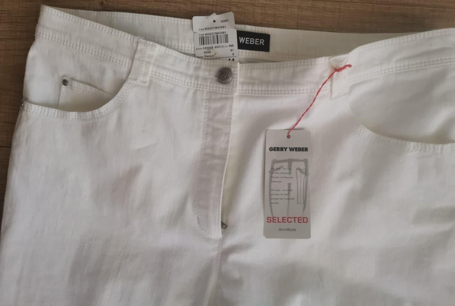 GERRY WEBER NIEUW Jeans maat 44, Kleding | Dames, Spijkerbroeken en Jeans, Verzenden, Wit, Nieuw, W33 - W36 (confectie 42/44)