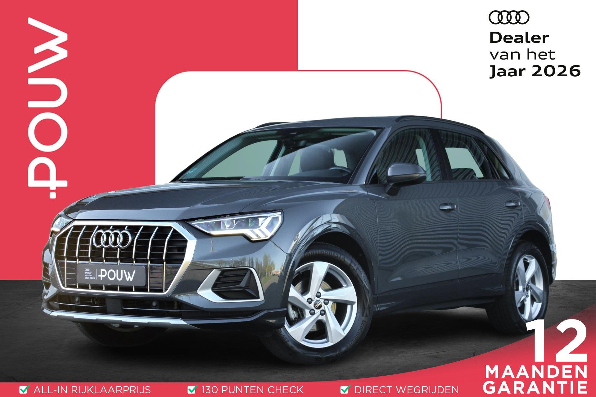 Audi Q3 35 TFSI 150pk S-tronic Advanced Edition | Trekhaak |, Auto's, Audi, 12 maanden, 4 cilinders, 1505 kg, Origineel Nederlands
