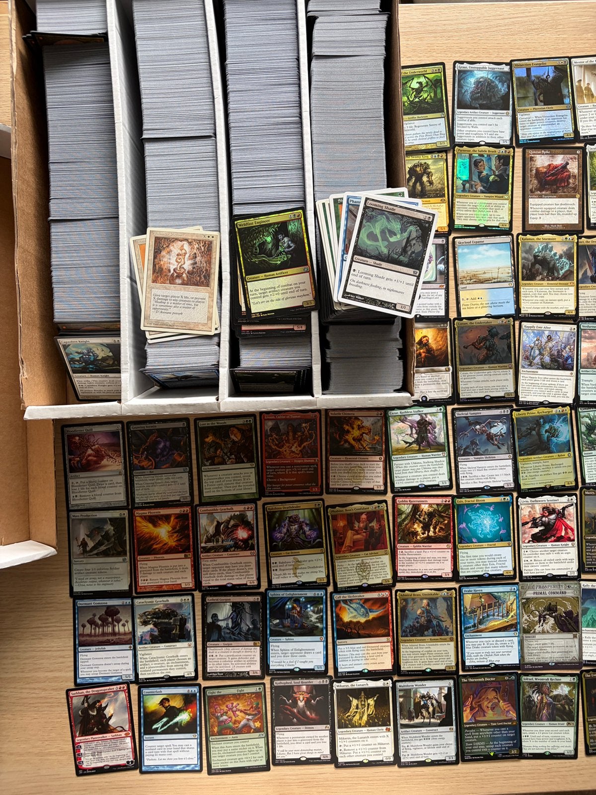 4000 Magic the Gathering - 20 mythics - 50 rares en foils, Verzenden, Zo goed als nieuw, Meerdere kaarten