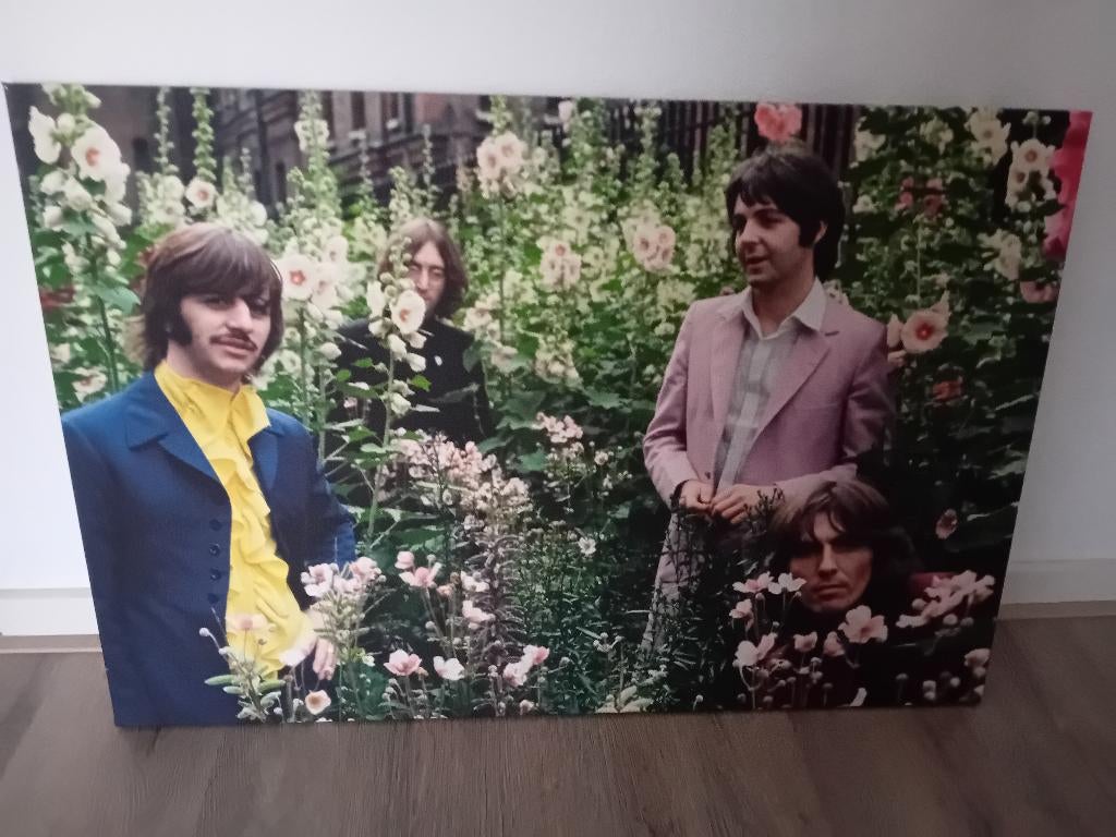 The Beatles Foto op Canvas, Ophalen, Zo goed als nieuw, 75 tot 100 cm, Foto of Poster