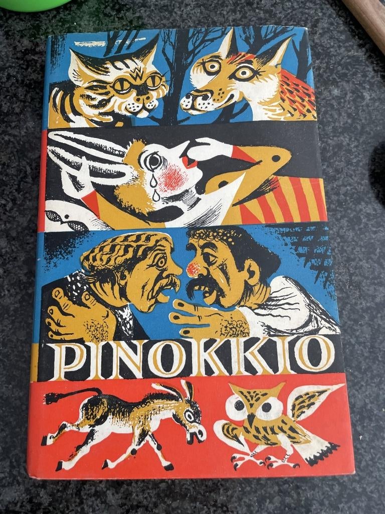 Pinokkio /C.collodi /hardcover met flap /oud boek nieuwstaat, Ophalen of Verzenden, Zo goed als nieuw