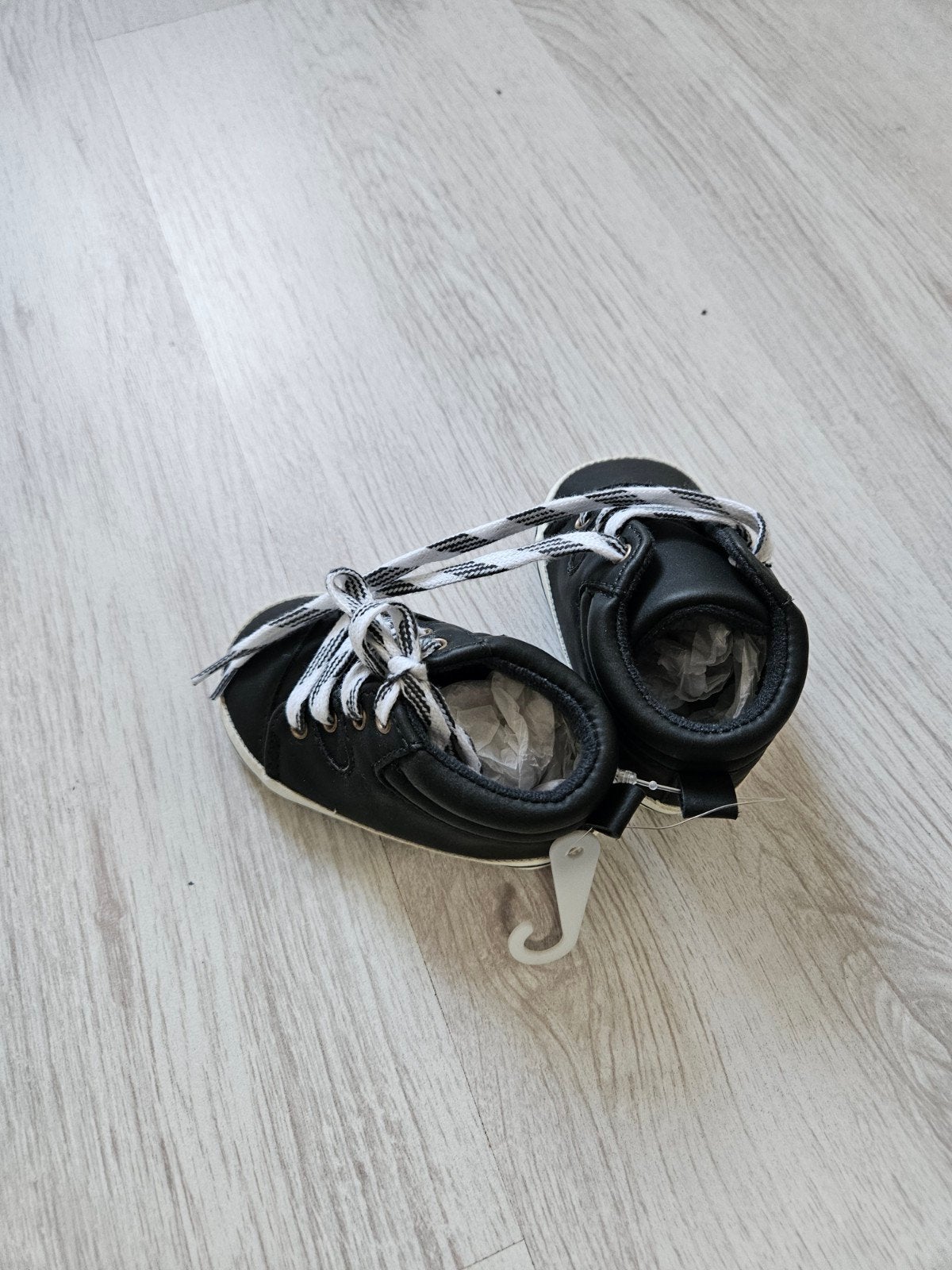 Zwarte babyschoentjes met veters (nieuw!!), Ophalen, Schoentjes, Jongetje of Meisje, Nieuw