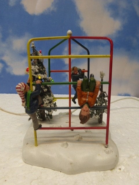 lemax Jungle gym kerstdorp kersthuisjes accessoire klimrek, Diversen, Ophalen of Verzenden, Gebruikt