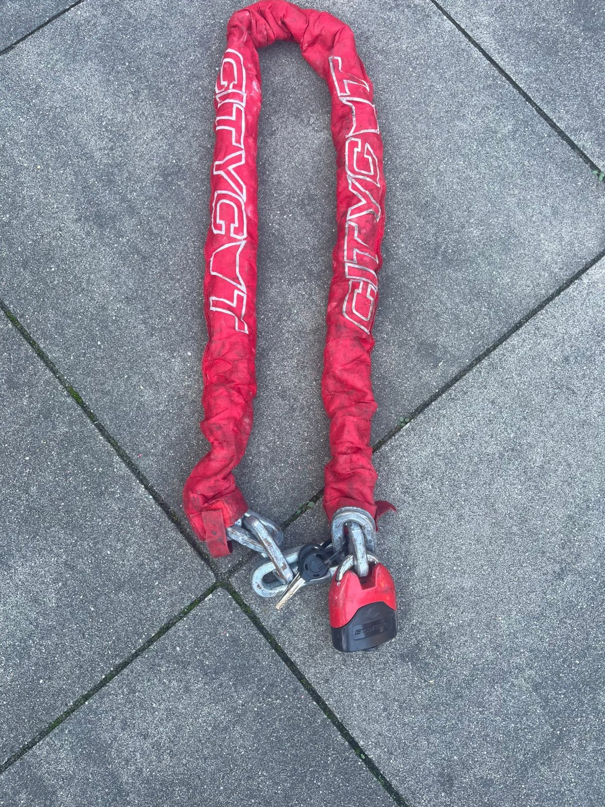 Scooter ketting slot, Ophalen of Verzenden, Zo goed als nieuw, Kettingslot
