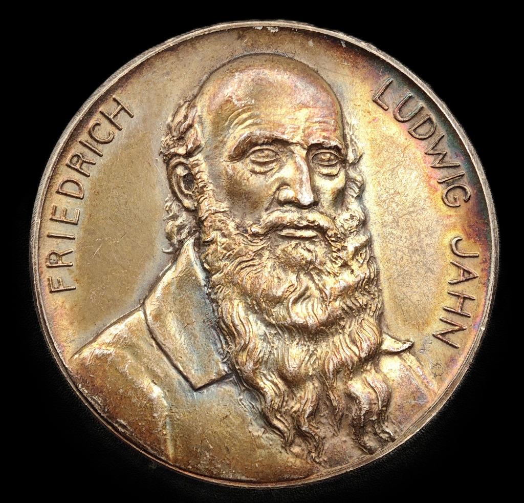 Zilverpenning Weimar Republiek, Friedrich Ludwig Jahn, Postzegels en Munten, Verzenden, Zilver, Buitenland