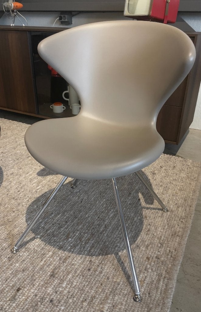 8 Tonon Concept stoelen, kleur taupe, afneembaar hard schuim, Ophalen of Verzenden, Zo goed als nieuw, Overige kleuren, Vijf, Zes of meer stoelen