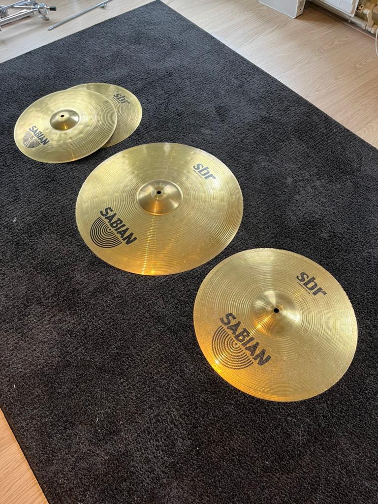 Sabian sbr cymbals/bekkens drumstel, Ophalen, Zo goed als nieuw, Overige merken