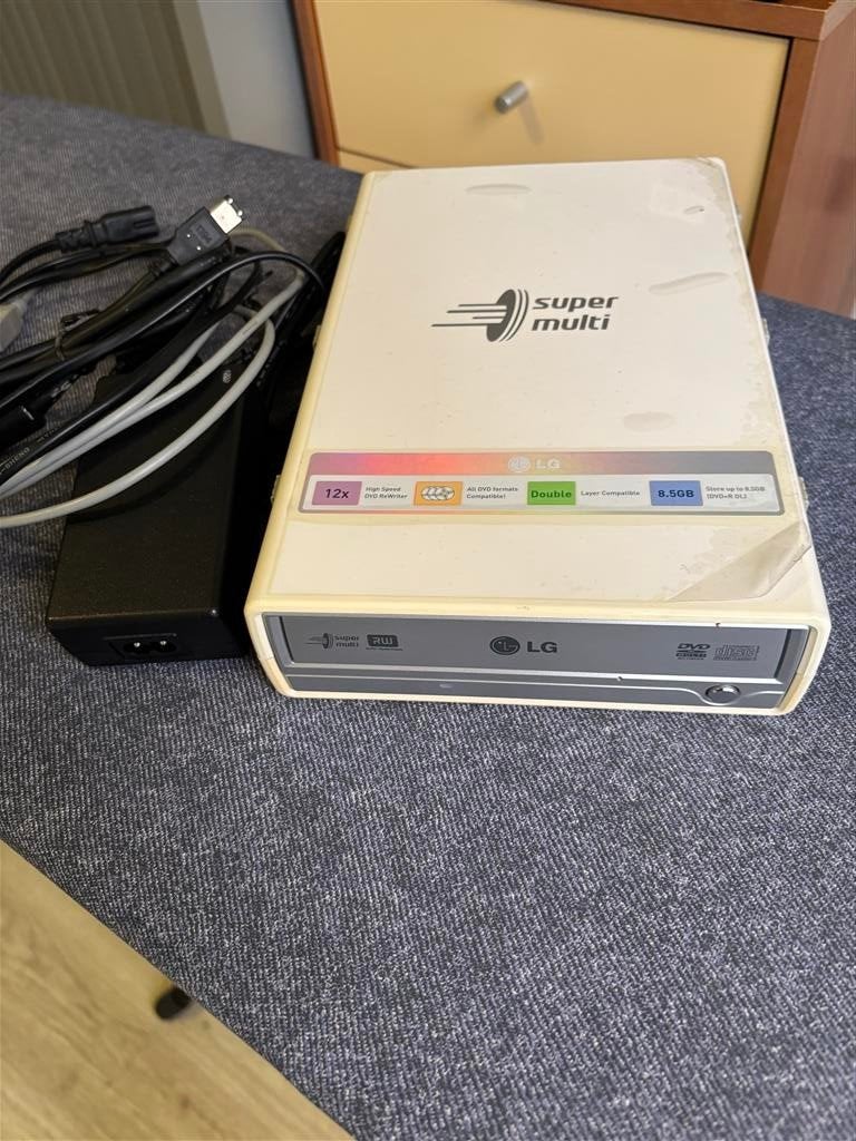 LG Externe Super Multi DVD ReWriter GSA-5120D, Computers en Software, Gebruikt, Cd, Extern, MacOS