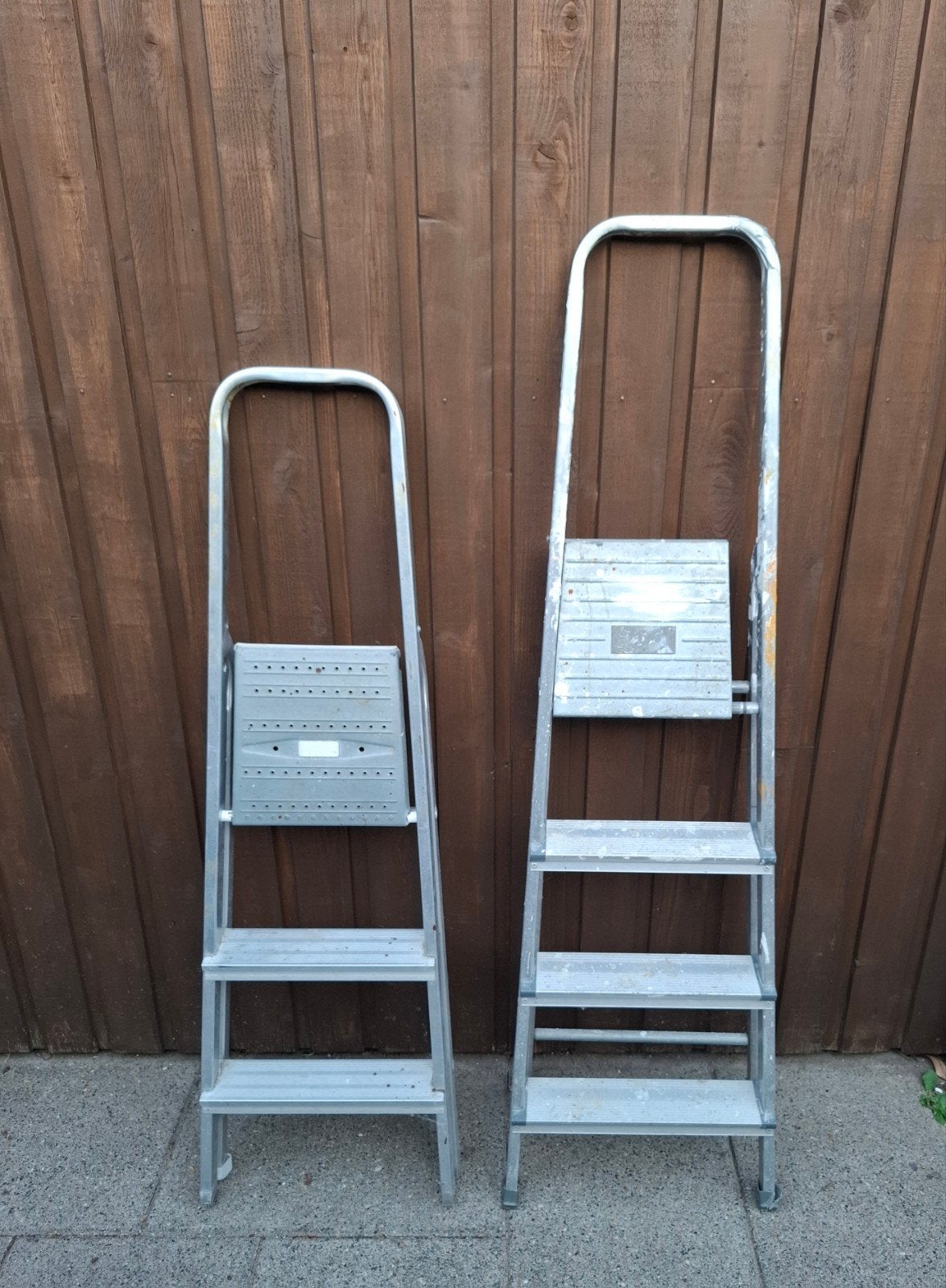 2 huishoud dubbele trappen, Ophalen of Verzenden, Gebruikt, Minder dan 2 meter