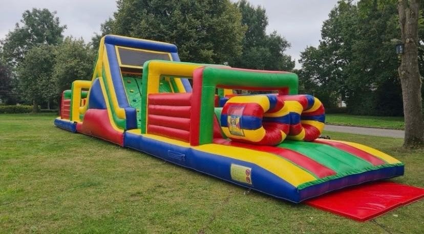 Stormbaan 21 M te koop inclusief certificaat (springkussen), Ophalen, Gebruikt, Overige