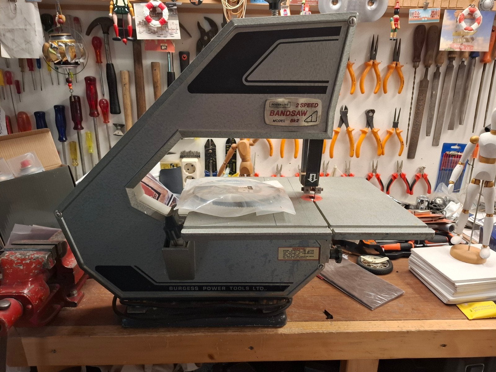 Burgess Power Tools Ltd. 2 Speed Bandsaw Model BK2, Doe-het-zelf en Verbouw, Gebruikt, Burgess Power Tools Ltd., Ophalen of Verzenden