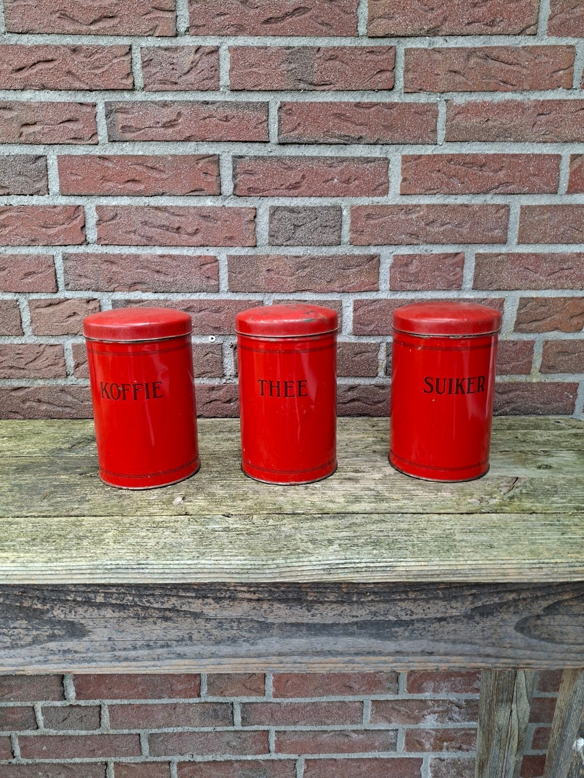 koffie thee suiker blikken, Ophalen of Verzenden