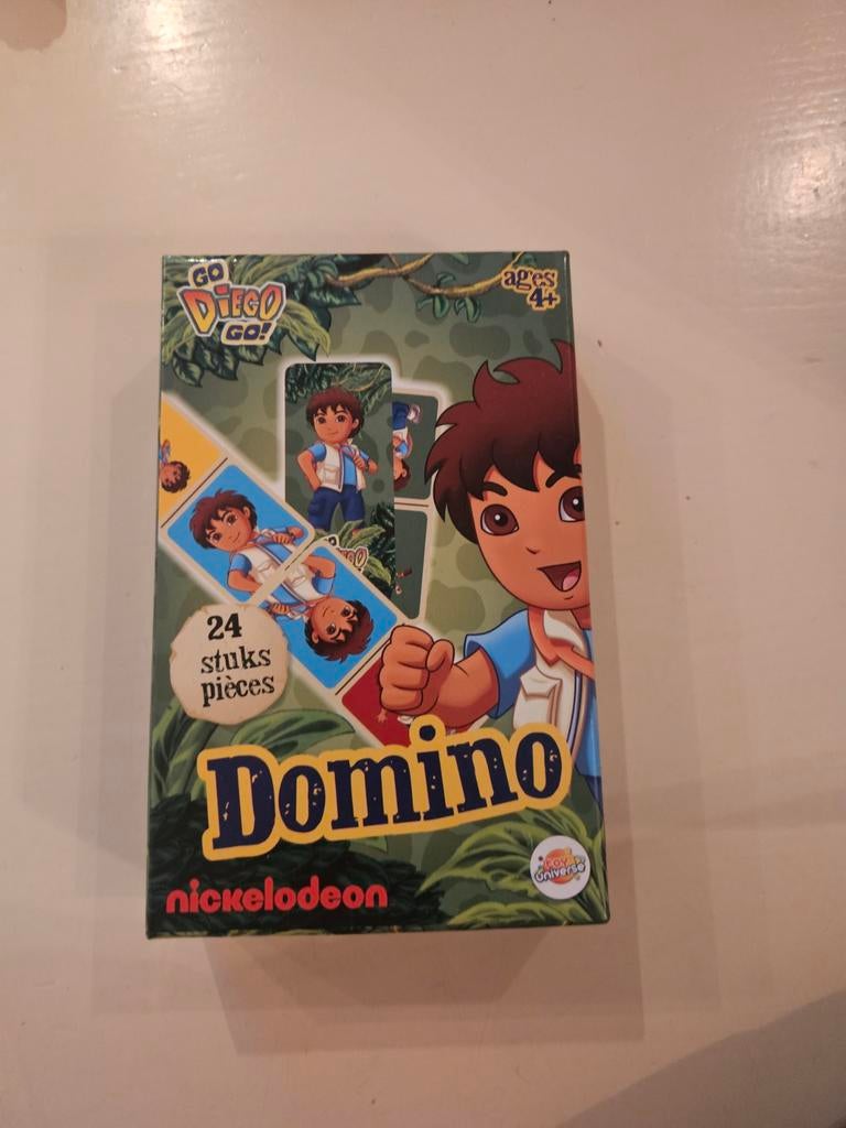 Go Diego Go! Domino spel - Nickelodeon, Een of twee spelers, Ophalen of Verzenden, Zo goed als nieuw, Nickelodeon
