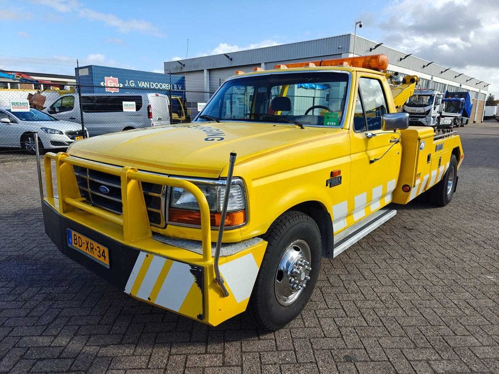 1993 Ford V8 F350 XLT Takelwagen, Auto's, Ford, Gebruikt, Overige carrosserieën, Bedrijf, Geïmporteerd