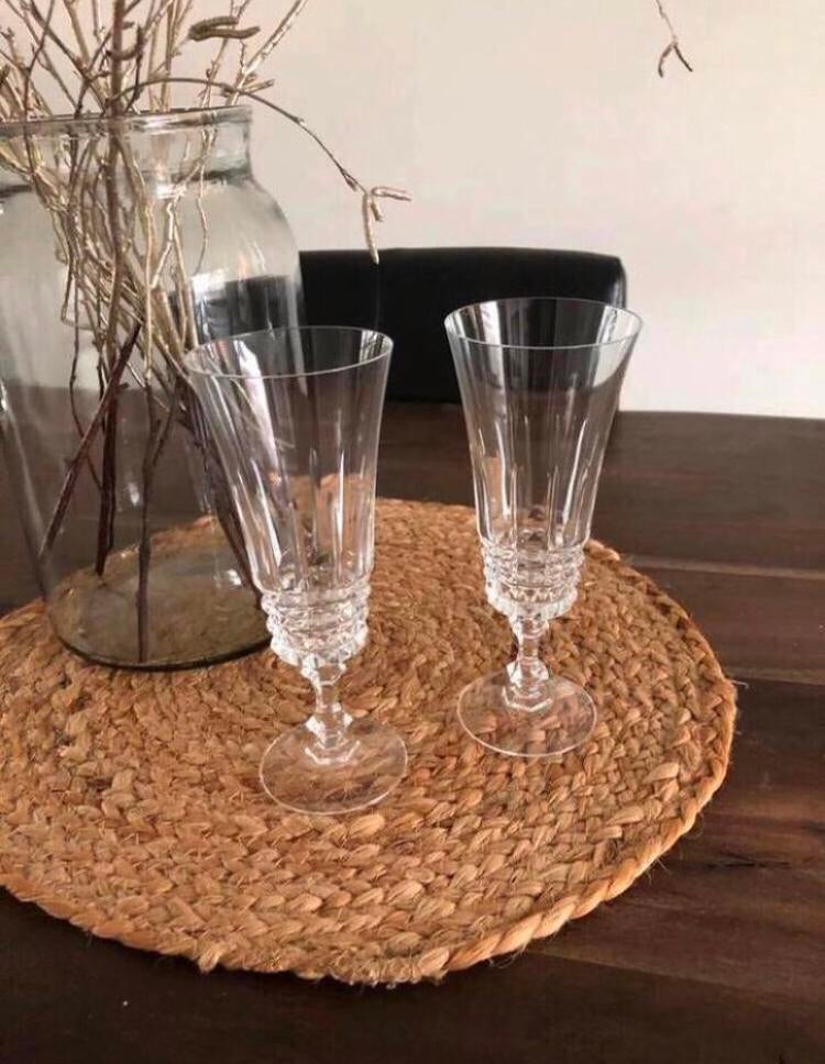 💝 CRISTAL D’ ARQUES TUILLERIES VILLANDRY champagne glas, Ophalen of Verzenden