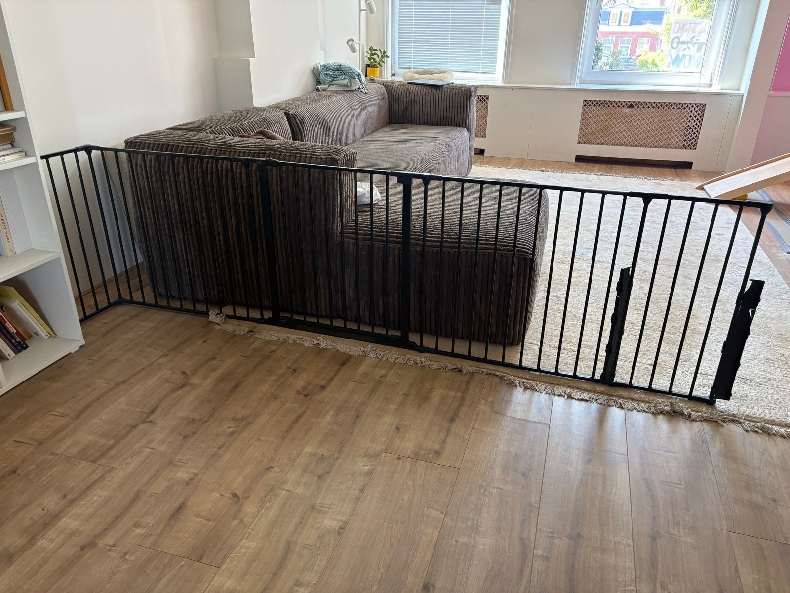 BabyDan Flex XL Traphekje / Haardhekje 278 cm, Kinderen en Baby's, Traphekjes, Ophalen, Gebruikt, Overige typen, 115 cm of meer
