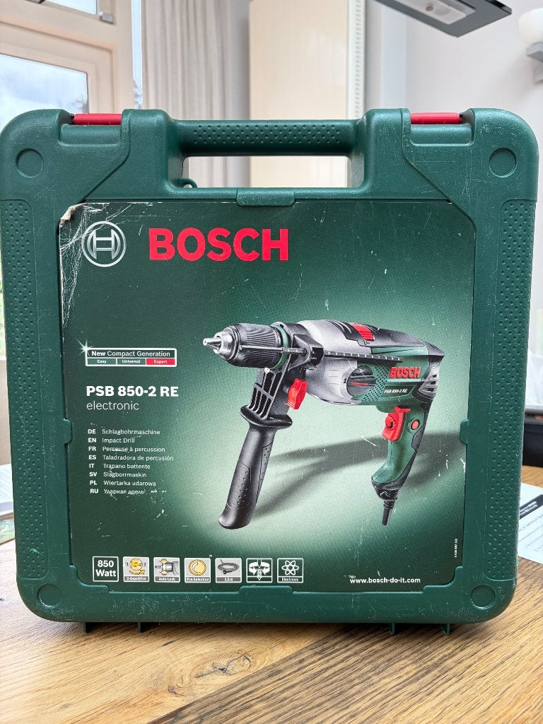 Bosch PSB 850-2 RE Klopboormachine - Zo goed als nieuw, 600 watt of meer, Zo goed als nieuw, Variabele snelheid, Ophalen