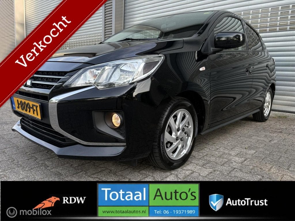 Mitsubishi Space Star 1.2 Active,CRUISE*NAVI*ISOFOX*1e Eig., Auto's, Gebruikt, Zwart, Origineel Nederlands, Bedrijf