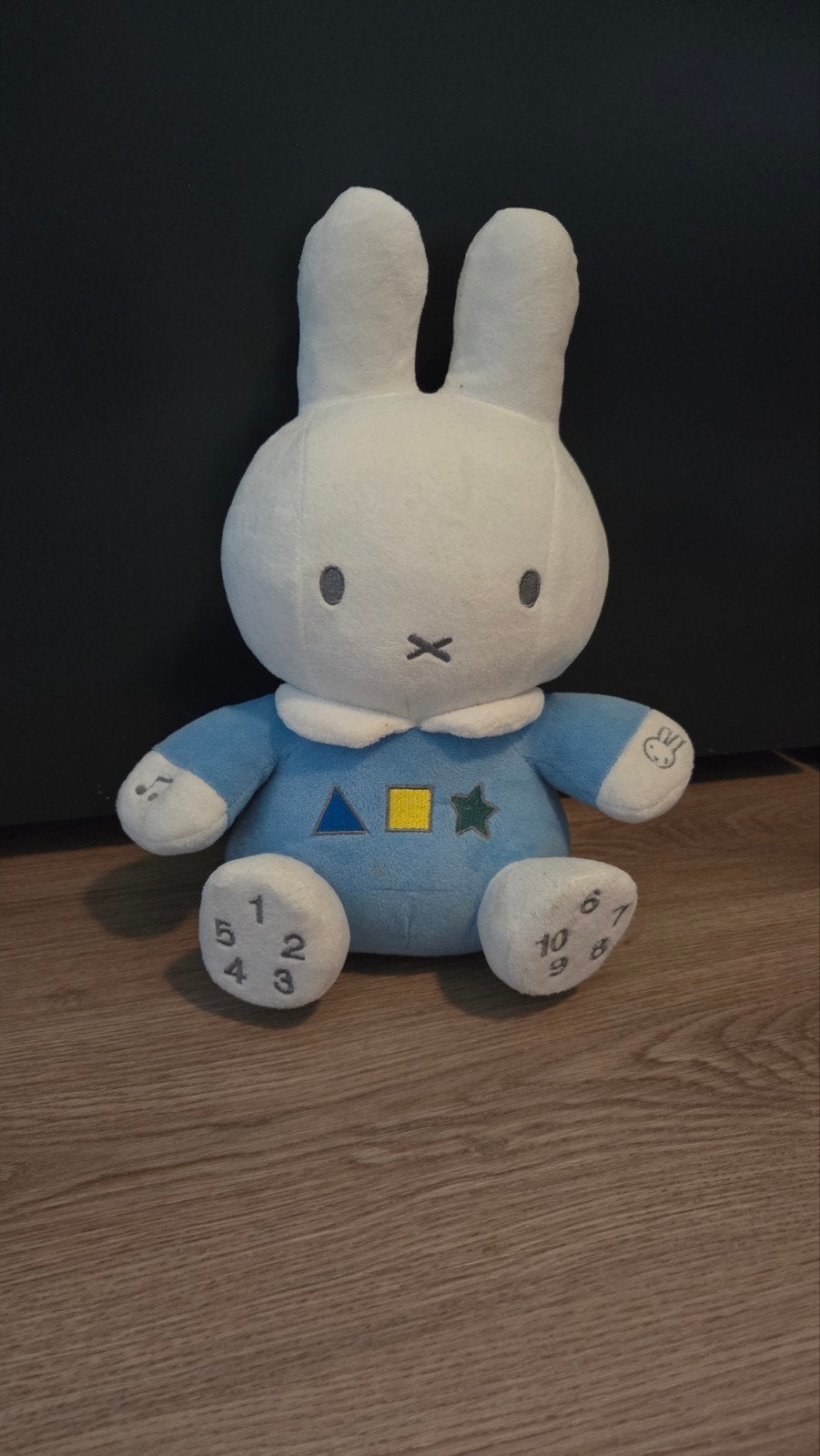 Nijntje knuffel met cijfers en vormen, Ophalen of Verzenden, Zo goed als nieuw, Overige typen