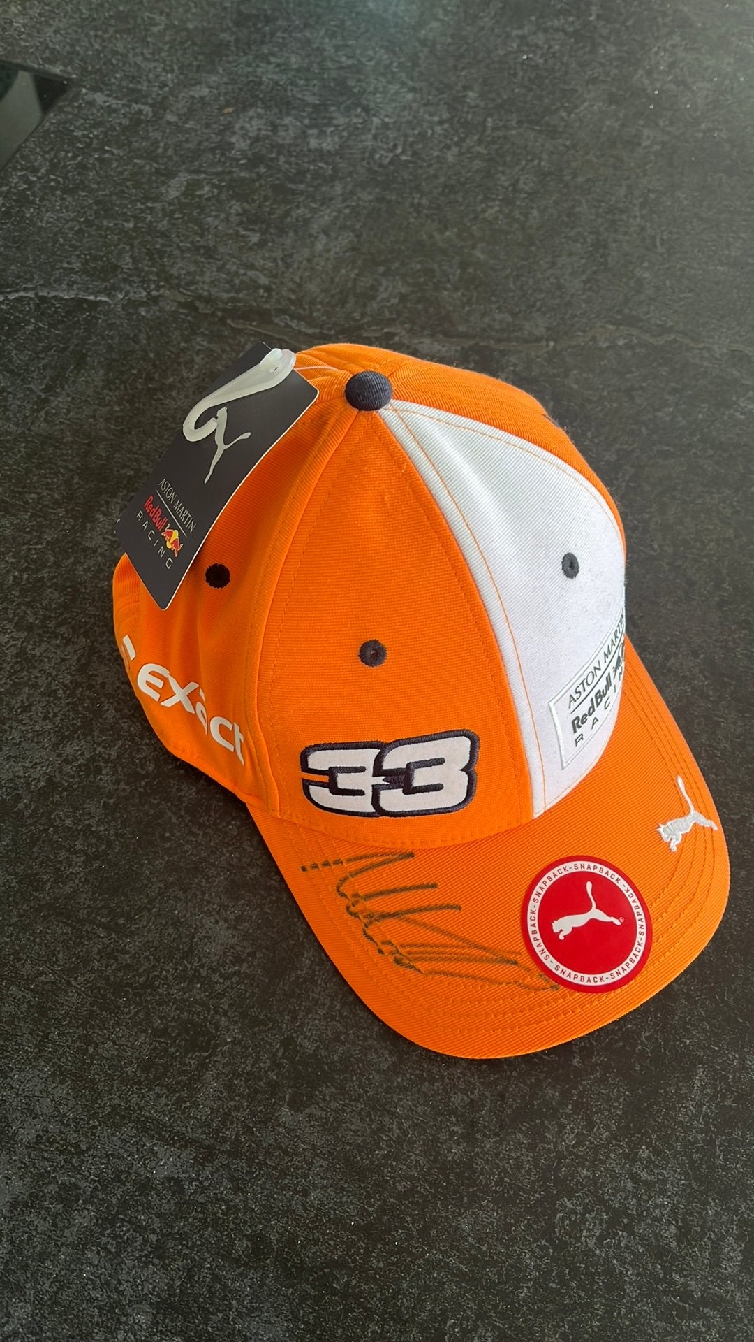 Max Verstappen pet gesigneerd, Ophalen of Verzenden, Nieuw, One size fits all, Pet