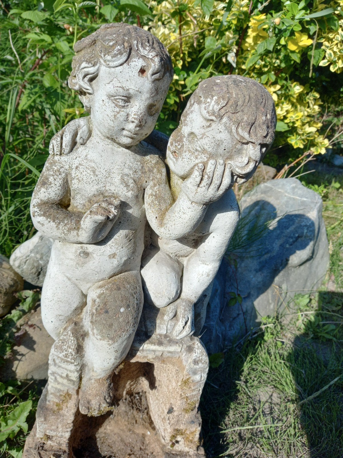 Waterornament/Fontein - Massief Beton - Weervast, Antiek en Kunst, Curiosa en Brocante, Ophalen