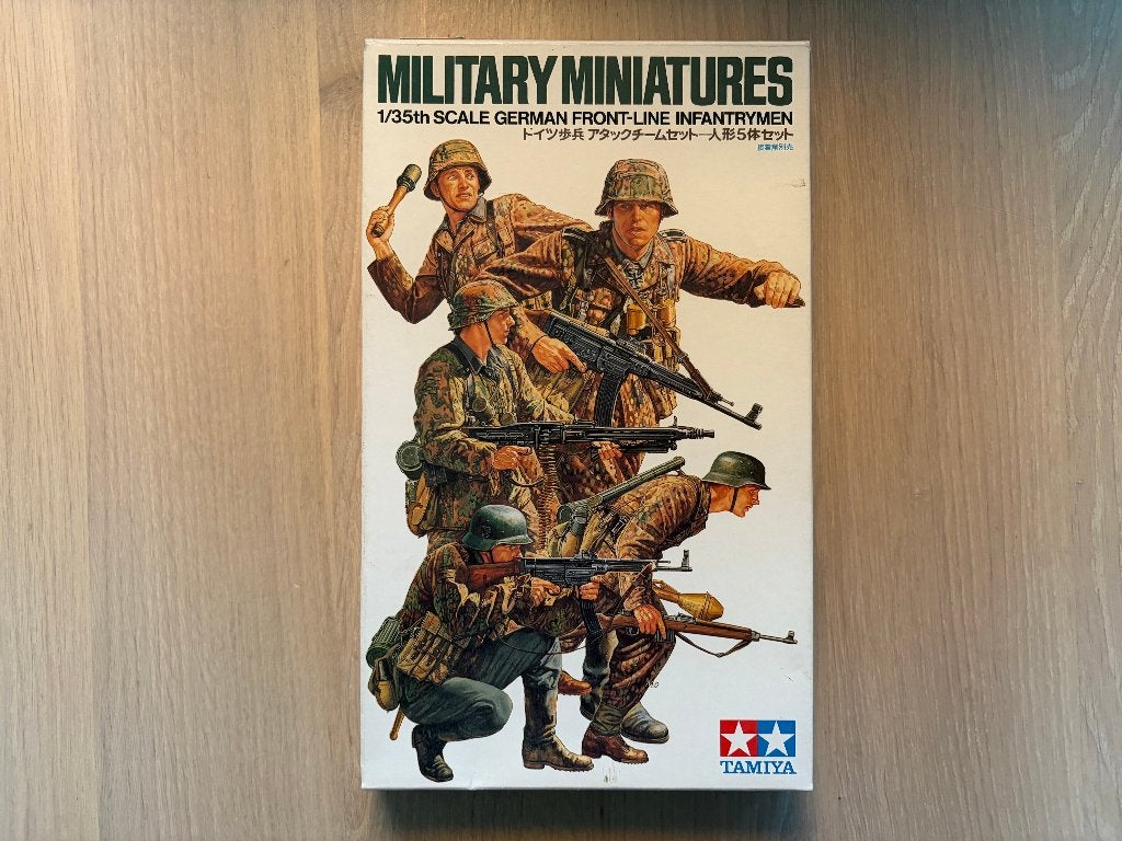 Tamiya German front-line infantrymen 1/35, Ophalen of Verzenden, Nieuw, 1:35 tot 1:50, Figuur of Figuren
