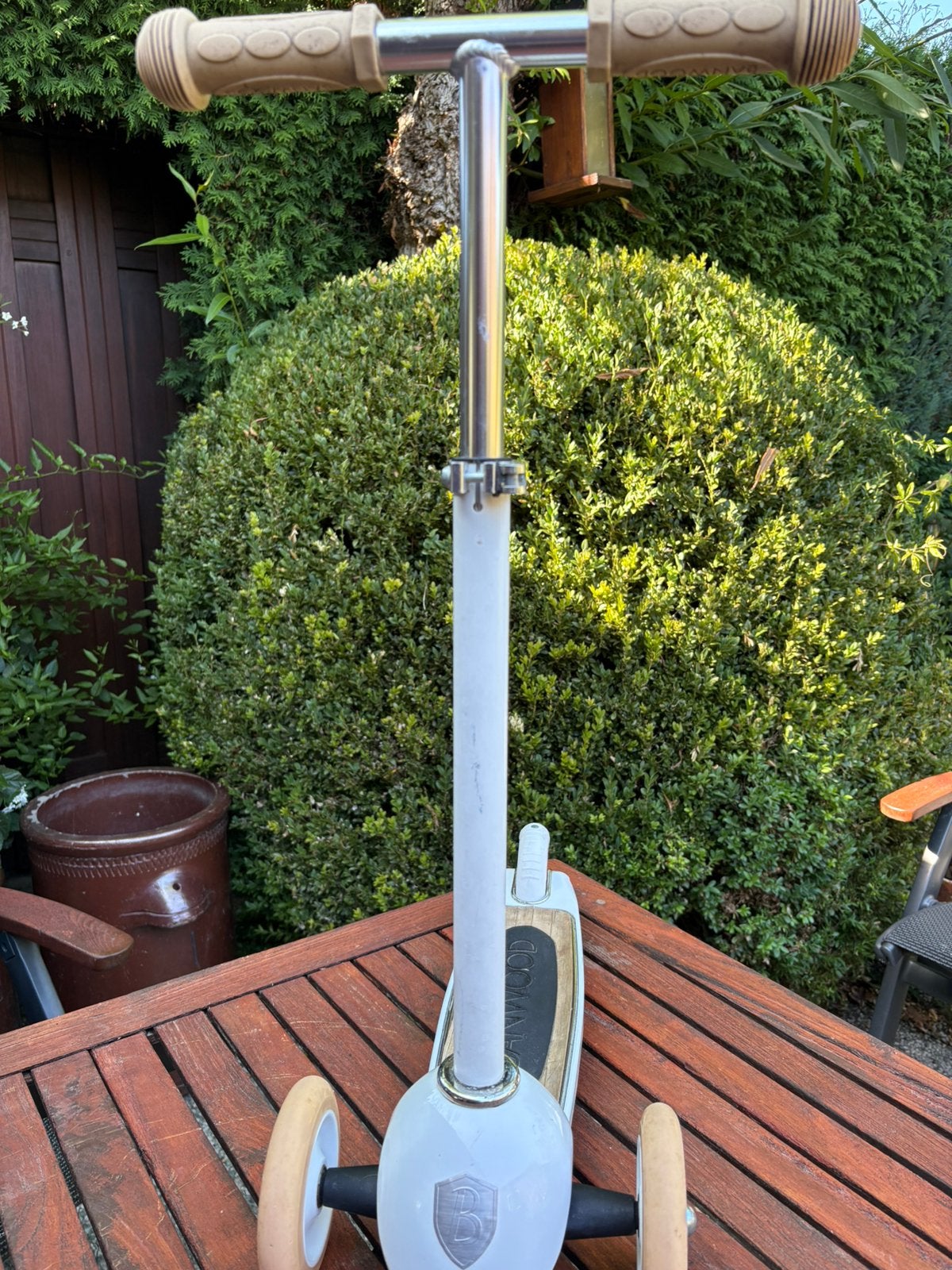 Banwood scooter, wit/creme kleur, stuur hoogte verstelbaar, Ophalen, Gebruikt