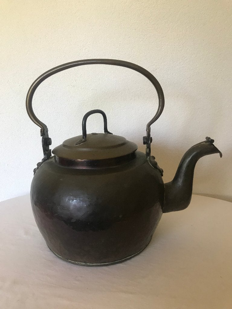Antieke Oude Grote Appelketel Patine Appel Ketel Groot Oud, Antiek en Kunst, Ophalen of Verzenden, Koper