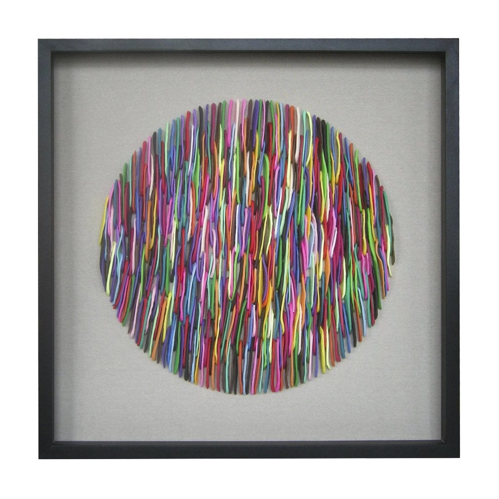 Colmore Wall Art Colorful Circle, Met ophangsysteem, 80 cm, Meerkleurig, Ophalen of Verzenden