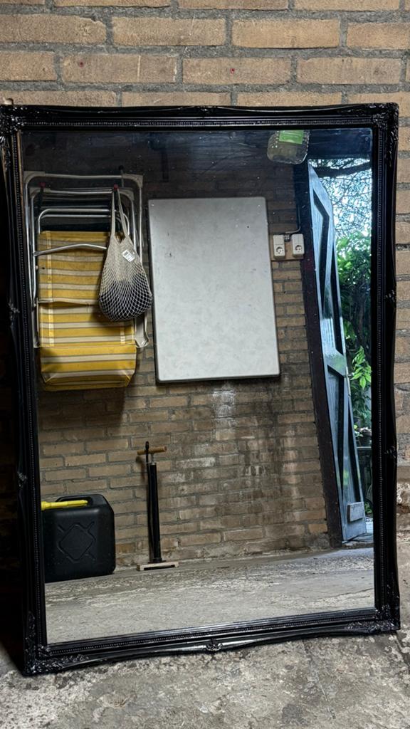 Spiegel, Huis en Inrichting, Woonaccessoires | Spiegels, Ophalen, Zo goed als nieuw, Minder dan 100 cm, Rechthoekig