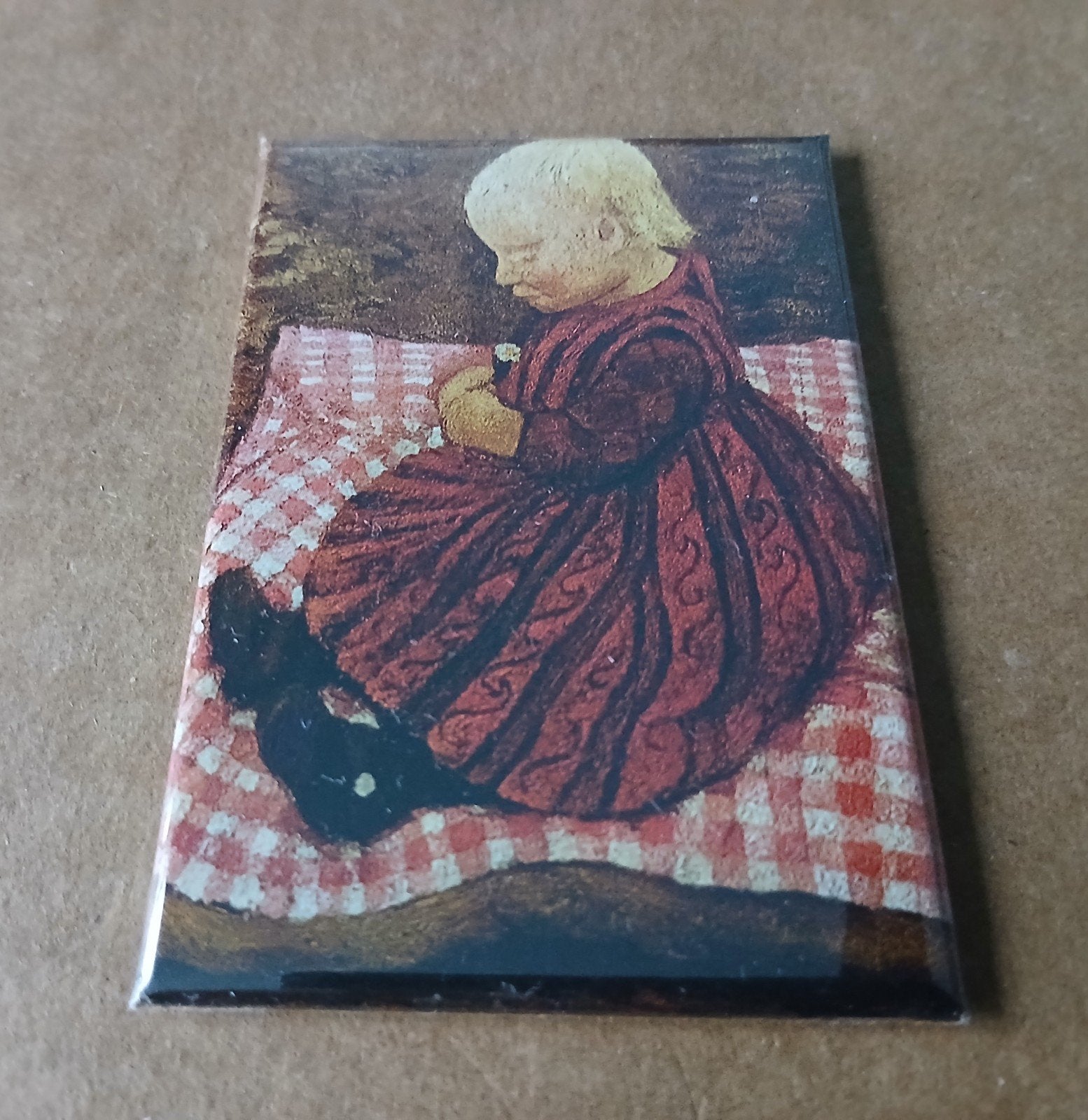 Koelkastmagneet Paula Modersohn-Becker 'Bauernkind', Ophalen of Verzenden, Gebruikt