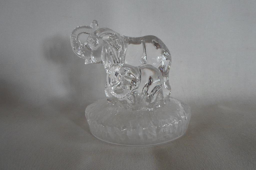 Beeld Kristal Olifant RCR, Antiek en Kunst, Antiek | Glas en Kristal, Ophalen of Verzenden