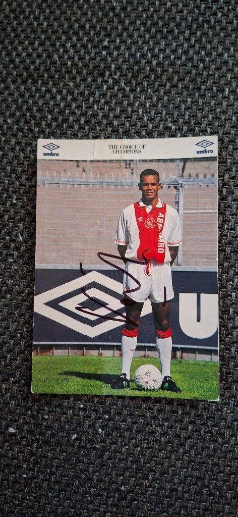 Spelerskaart met handtekening; Marciano Vink # Ajax, Ophalen of Verzenden, Gebruikt, Ajax, Spelerskaart