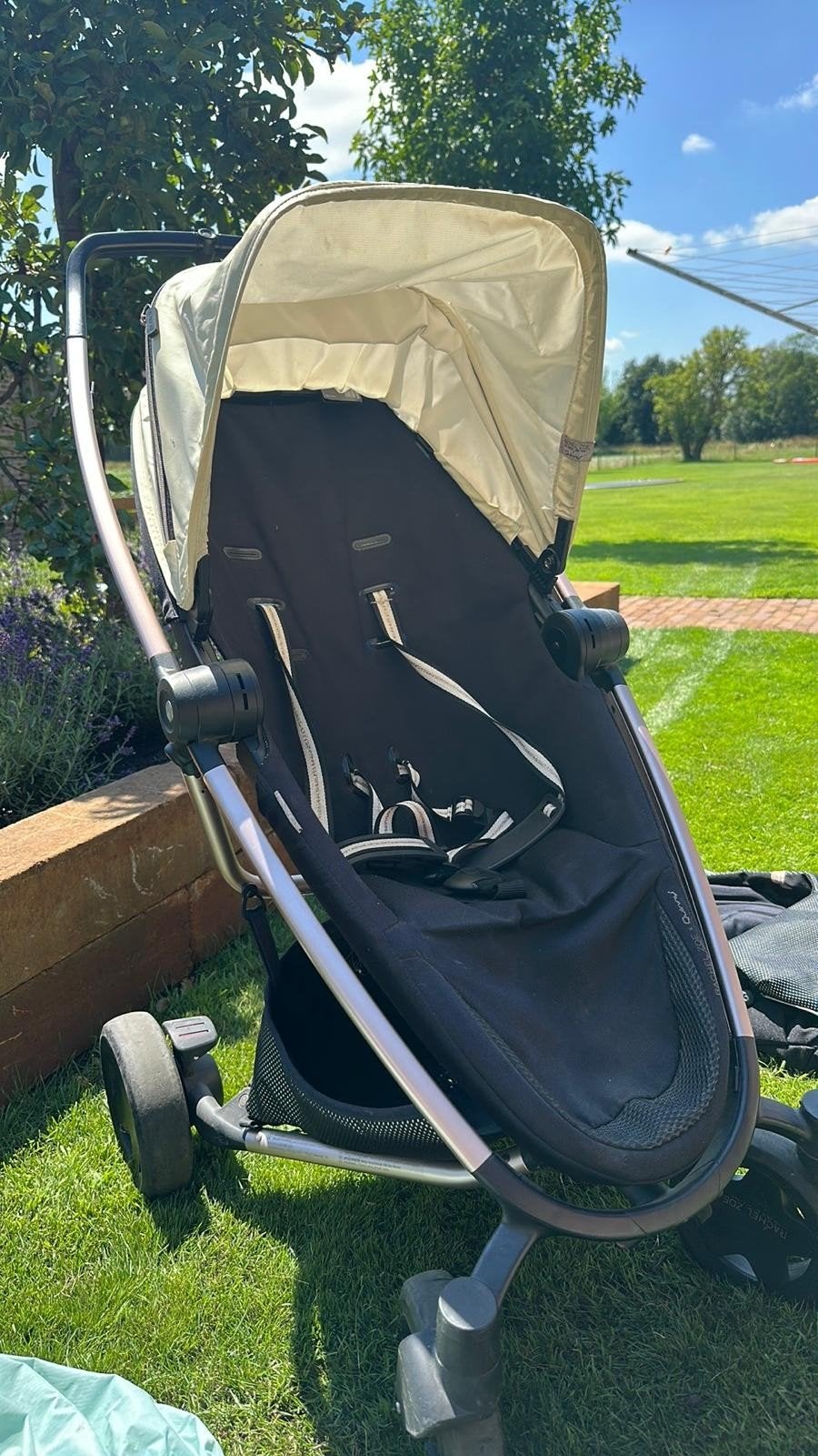 Quinny Rachel Zoe kinderwagen, Ophalen
